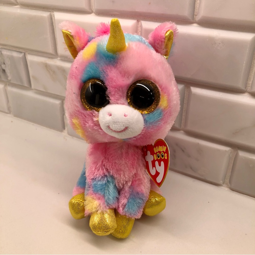 NWT - Ty Beanie Boos – Fantasia the unicorn